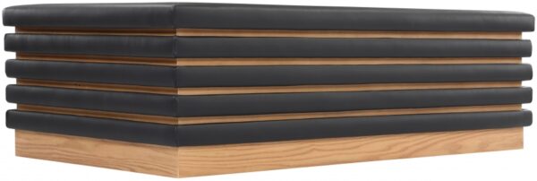 Rory Vegan Leather And Oak Veneer Coffee Table