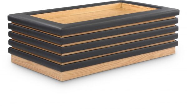 Rory Vegan Leather And Oak Veneer Coffee Table