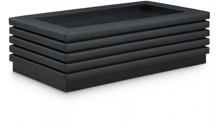 Rory Vegan Leather And Oak Veneer Coffee Table