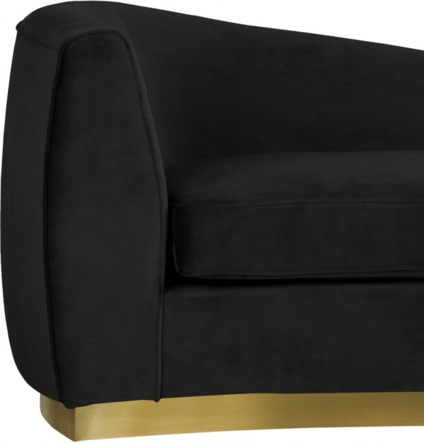 Julian Velvet Upholstered Chaise Lounge