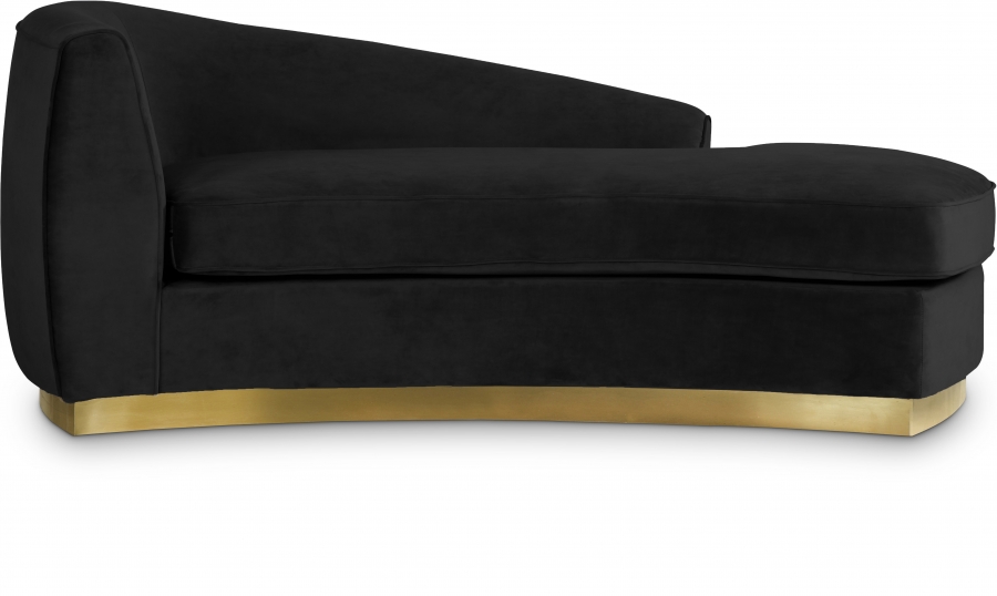 Julian Velvet Upholstered Chaise Lounge