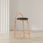 Calvin Vegan Leather Upholstered Counter Stool