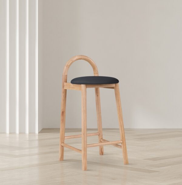 Calvin Vegan Leather Upholstered Counter Stool
