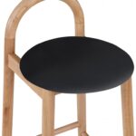 Calvin Vegan Leather Upholstered Counter Stool