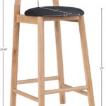 Calvin Vegan Leather Upholstered Counter Stool