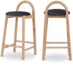 Calvin Vegan Leather Upholstered Counter Stool