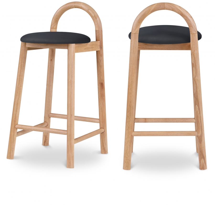 Calvin Vegan Leather Upholstered Counter Stool