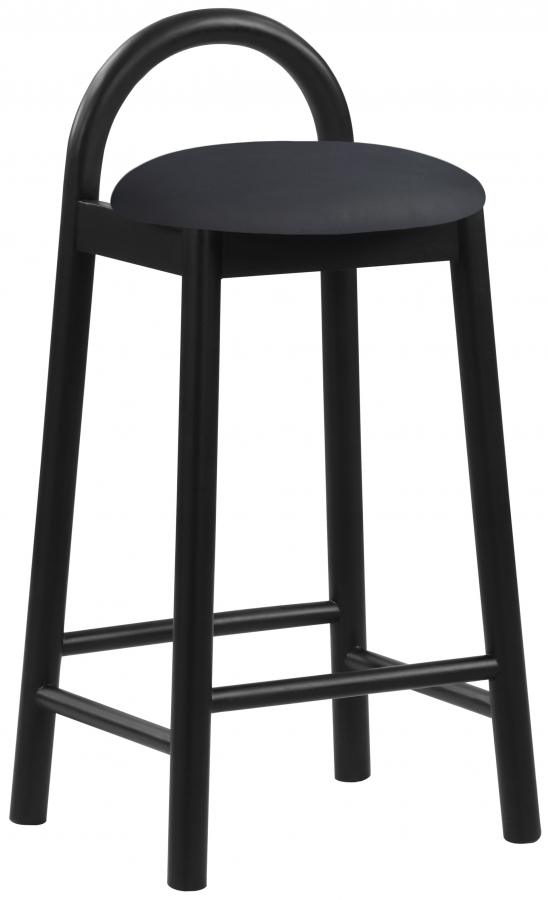 Calvin Vegan Leather Upholstered Counter Stool