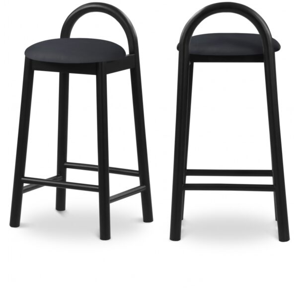 Calvin Vegan Leather Upholstered Counter Stool