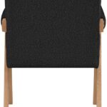 Woodloch Boucle Fabric Upholstered Accent Chair