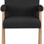 Woodloch Boucle Fabric Upholstered Accent Chair
