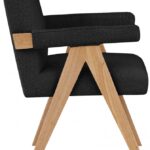 Woodloch Boucle Fabric Upholstered Accent Chair