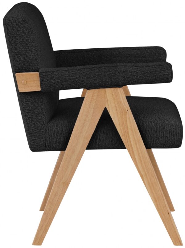 Woodloch Boucle Fabric Upholstered Accent Chair