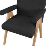 Woodloch Boucle Fabric Upholstered Accent Chair