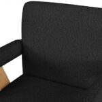 Woodloch Boucle Fabric Upholstered Accent Chair