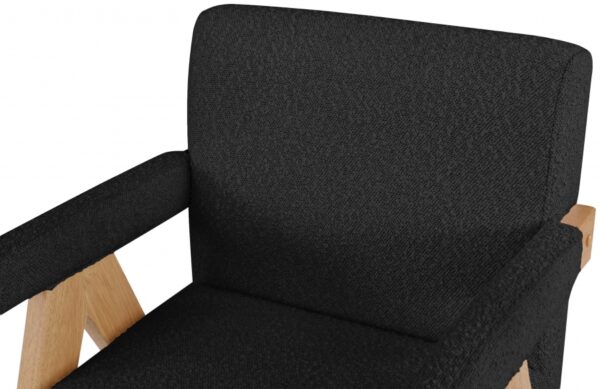 Woodloch Boucle Fabric Upholstered Accent Chair