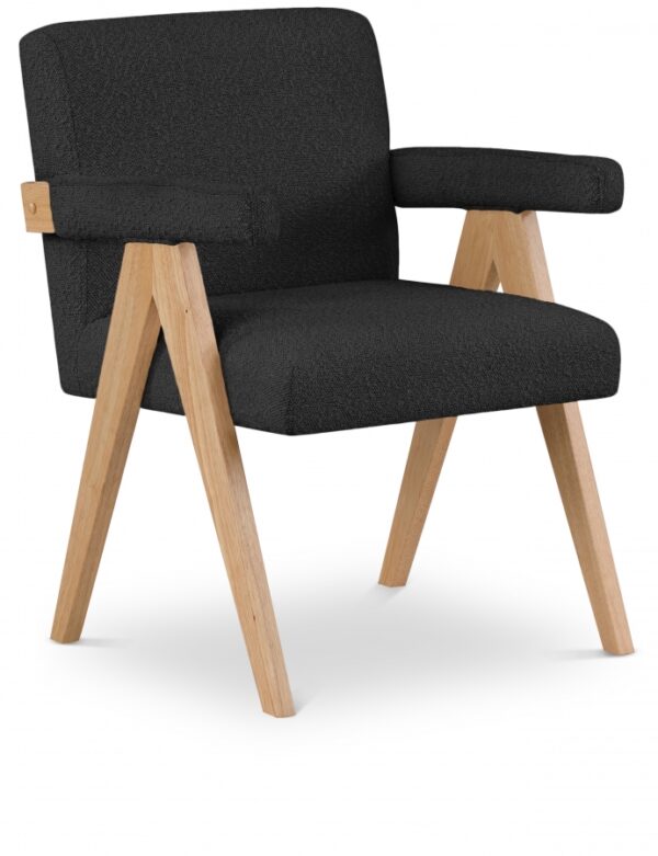 Woodloch Boucle Fabric Upholstered Accent Chair