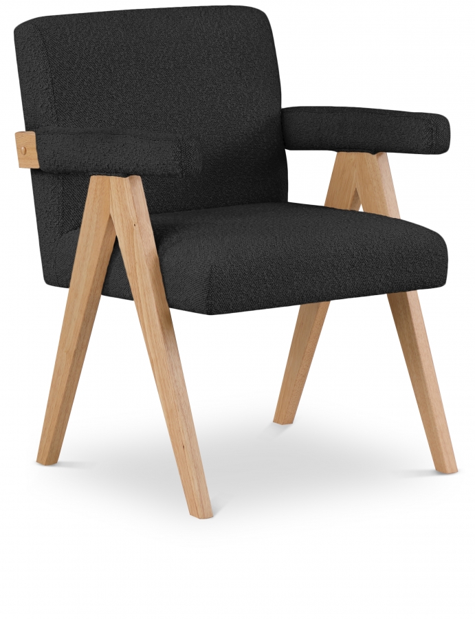 Woodloch Boucle Fabric Upholstered Accent Chair