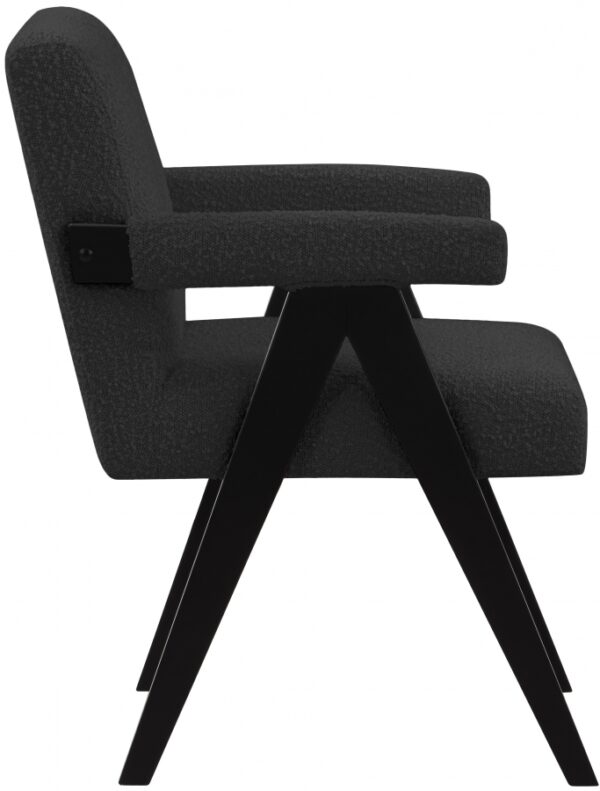 Woodloch Boucle Fabric Upholstered Accent Chair