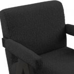 Woodloch Boucle Fabric Upholstered Accent Chair