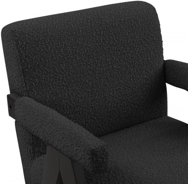 Woodloch Boucle Fabric Upholstered Accent Chair