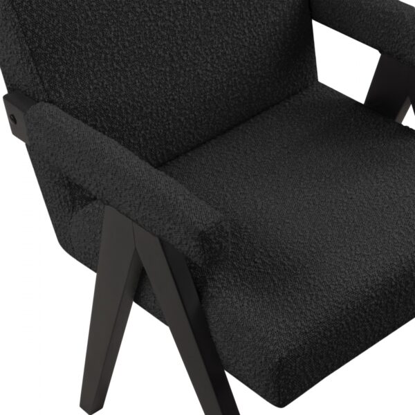 Woodloch Boucle Fabric Upholstered Accent Chair