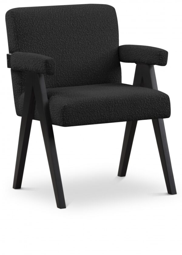 Woodloch Boucle Fabric Upholstered Accent Chair