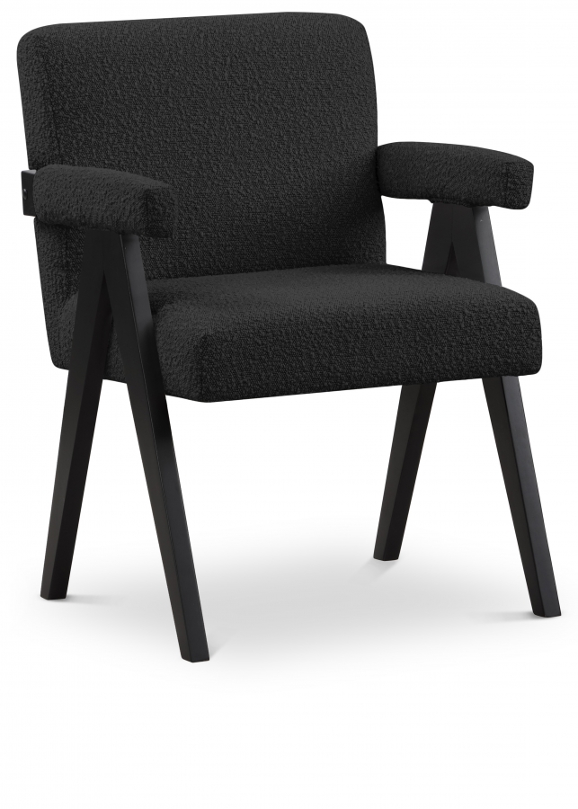 Woodloch Boucle Fabric Upholstered Accent Chair