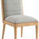 Bristol Linen Textured Fabric Upholstered Dining Chair