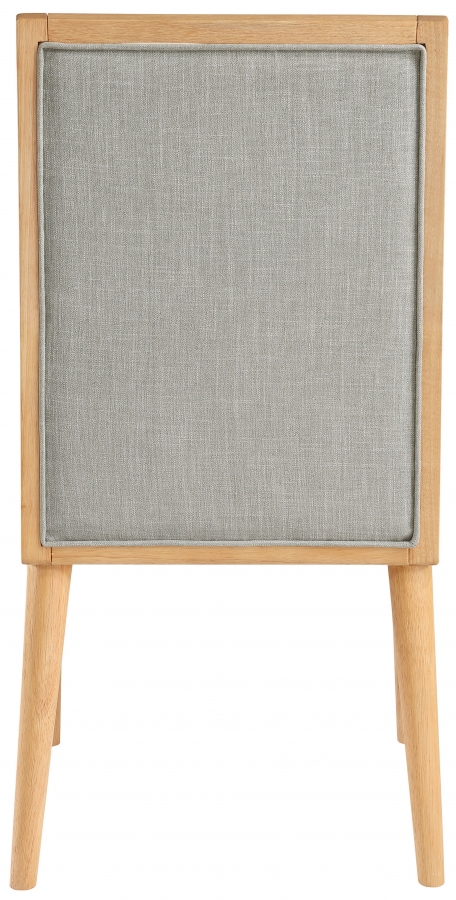 Bristol Linen Textured Fabric Upholstered Dining Chair
