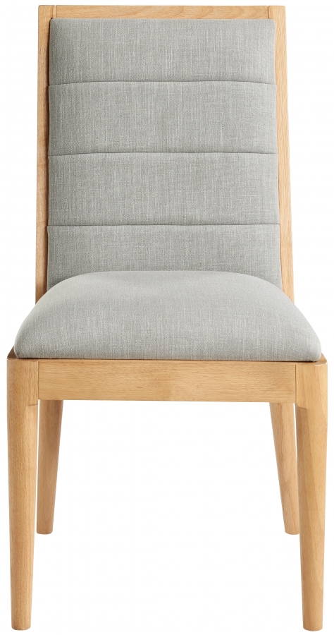 Bristol Linen Textured Fabric Upholstered Dining Chair