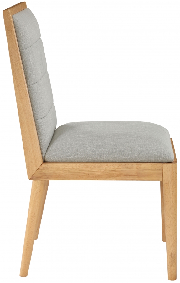 Bristol Linen Textured Fabric Upholstered Dining Chair