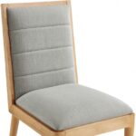 Bristol Linen Textured Fabric Upholstered Dining Chair
