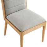Bristol Linen Textured Fabric Upholstered Dining Chair