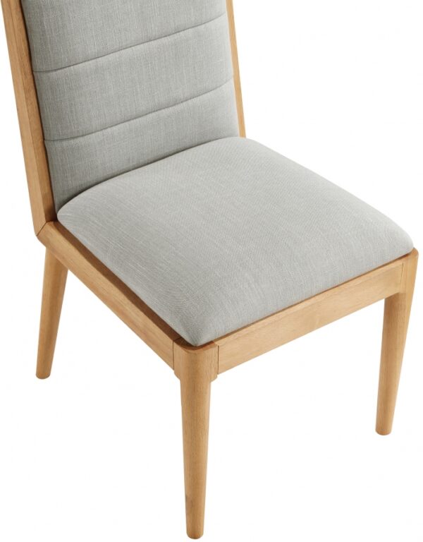 Bristol Linen Textured Fabric Upholstered Dining Chair