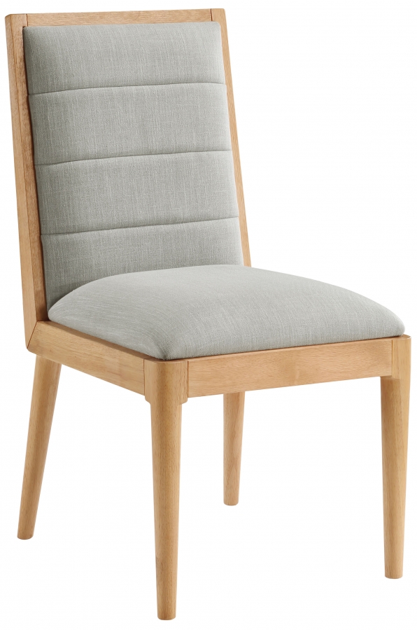 Bristol Linen Textured Fabric Upholstered Dining Chair