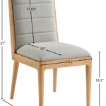 Bristol Linen Textured Fabric Upholstered Dining Chair