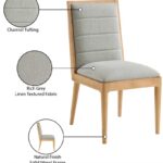 Bristol Linen Textured Fabric Upholstered Dining Chair