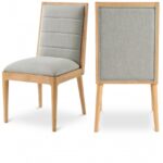 Bristol Linen Textured Fabric Upholstered Dining Chair