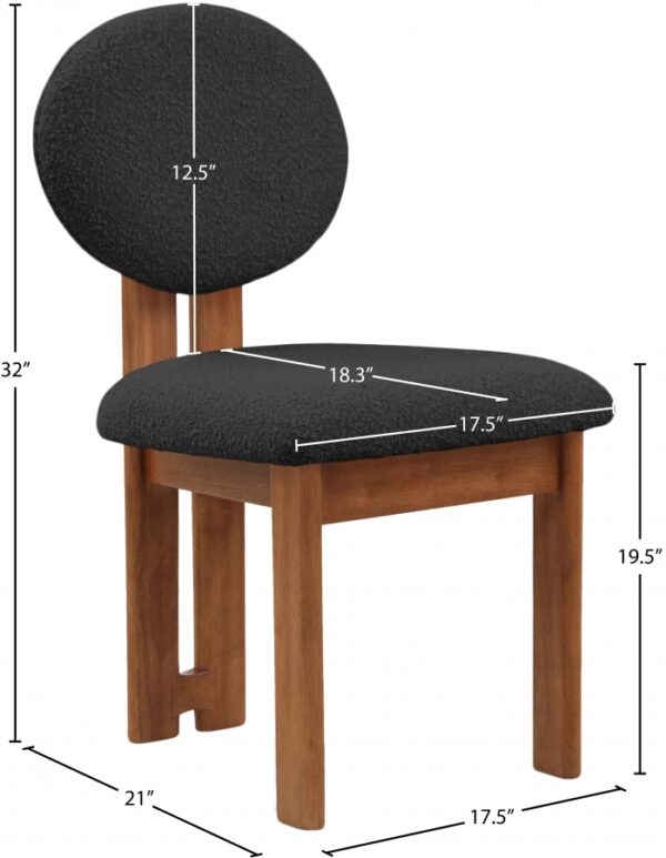 Napa Boucle Fabric Upholstered Dining Chair