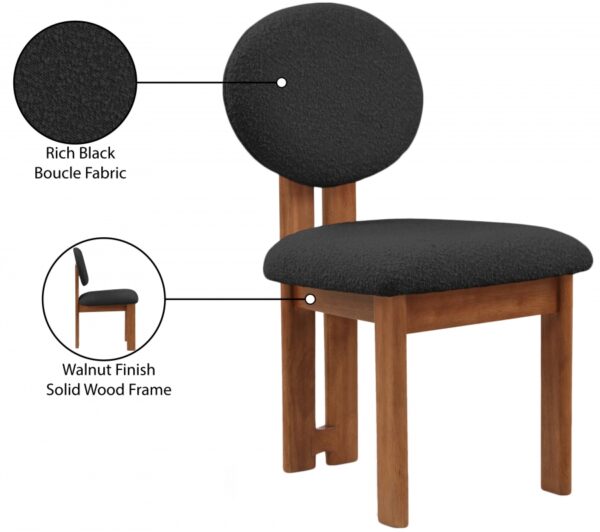 Napa Boucle Fabric Upholstered Dining Chair