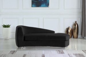 Julian Velvet Upholstered Chaise Lounge