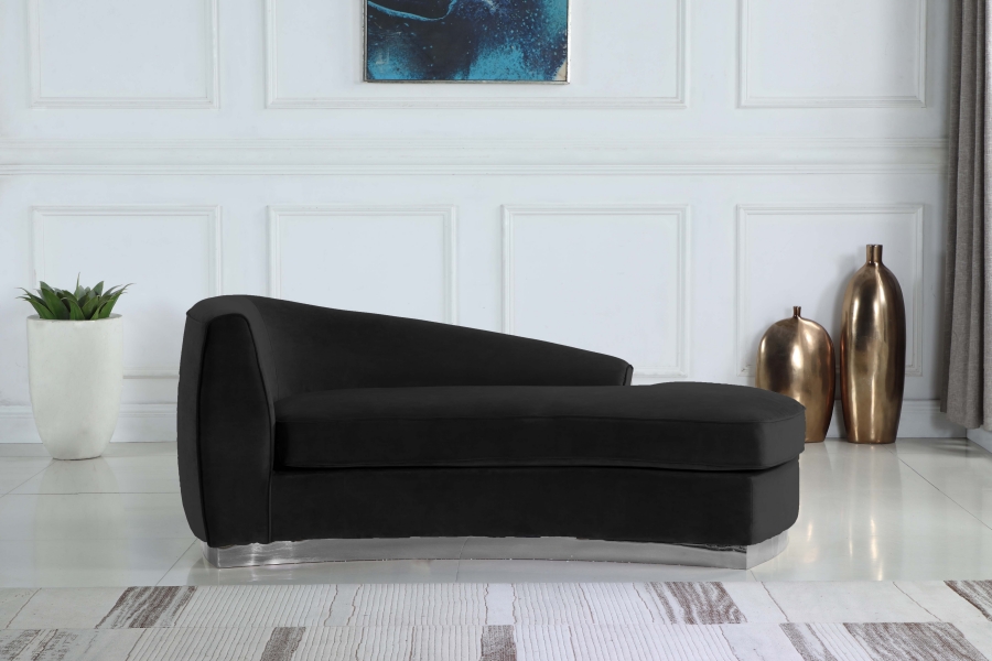 Julian Velvet Upholstered Chaise Lounge