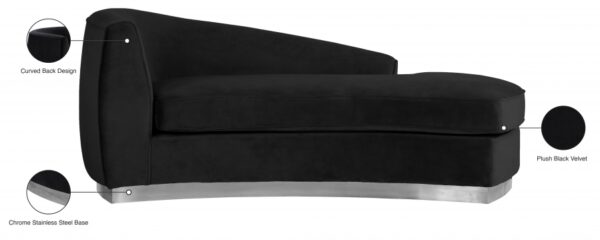 Julian Velvet Upholstered Chaise Lounge