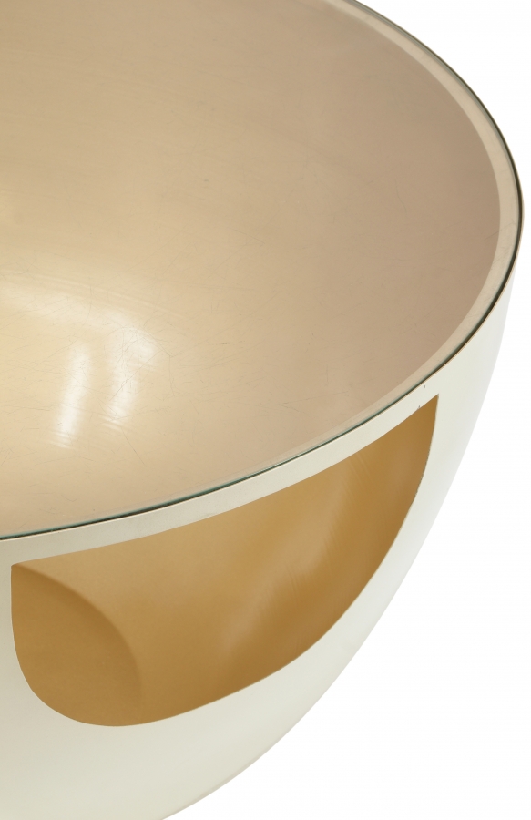 Doma Glass Top And Iron Base Coffee Table