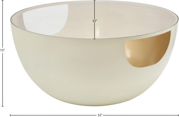 Doma Glass Top And Iron Base Coffee Table