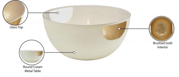 Doma Glass Top And Iron Base Coffee Table