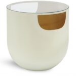 Doma Glass Top And Iron Base End / Side Table