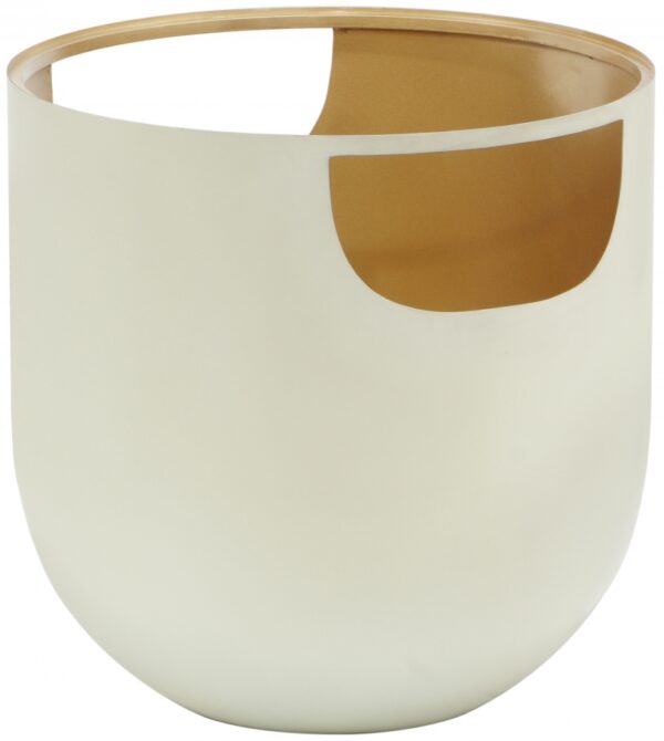 Doma Glass Top And Iron Base End / Side Table