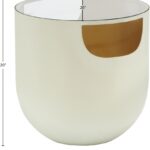 Doma Glass Top And Iron Base End / Side Table